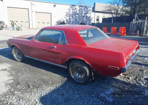 1968 Ford Mustang from USA, damaged, VIN 8T01C198605